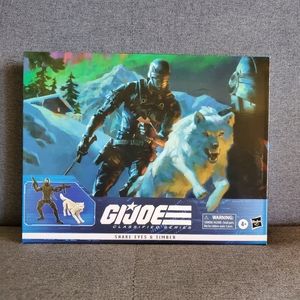 GI Joe Classified Series Snake Eyes & Timber Wolf Action Figure 2-Pack -…